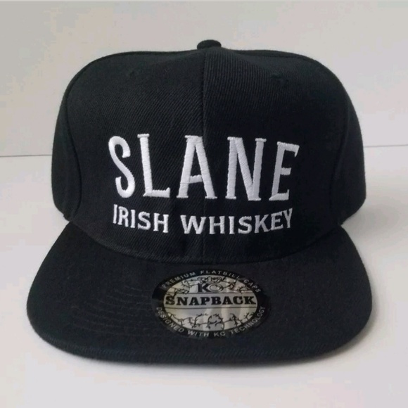 Authentic Head Shots Other - SLANE IRISH WHISKEY Black Snapback Adjustable Hat